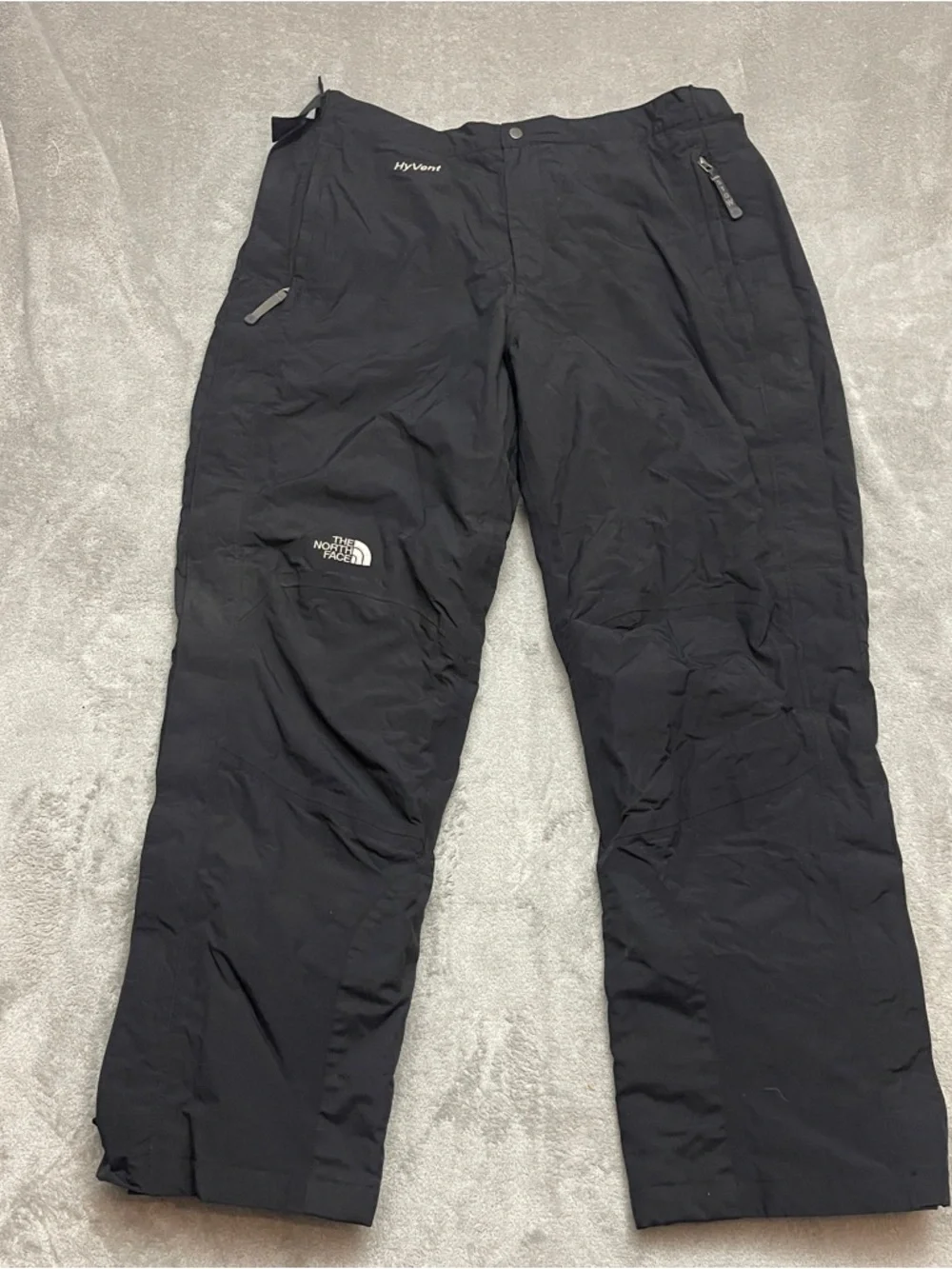 The North Face HyVent Snow Pants Mens XL Black Waterproof Ski Snowboard